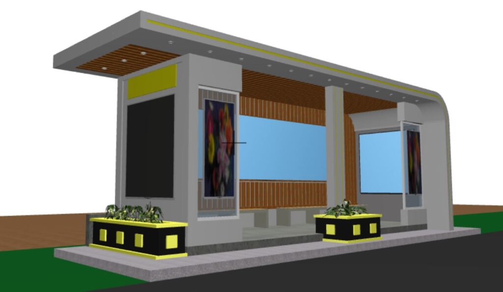 kigali city bus stop shade kigali 2022